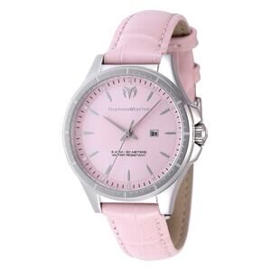 TechnoMarine MoonSun Date Quartz Pink Dial Ladies Watch TM-822041- NEW IN BOX